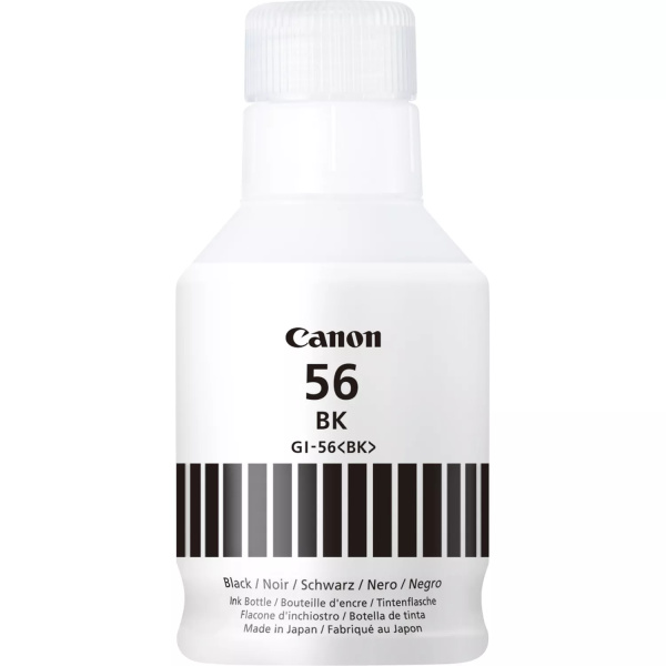 Original Canon GI56 Negro Botella de Tinta  - GI56BK/4412C001