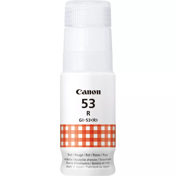 Original Canon GI53 Rojo Botella de Tinta  - GI53R/4717C001