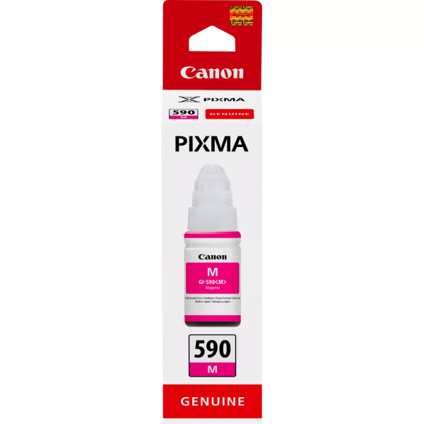Original Canon GI590 Magenta Botella de Tinta - GI590M/1605C001