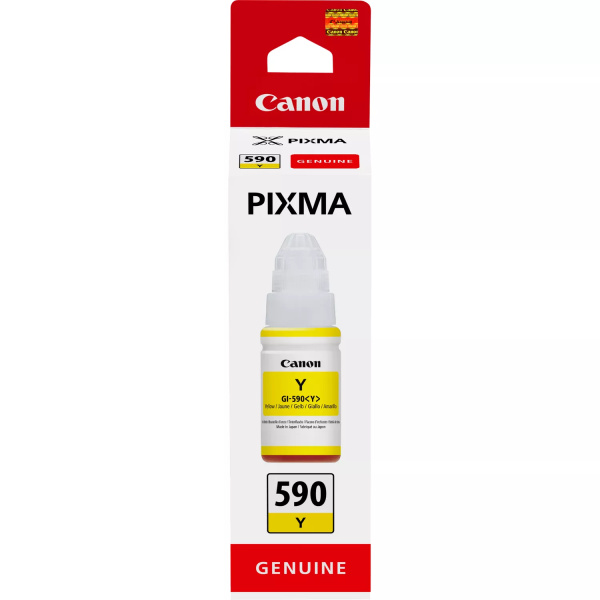 Original Canon GI590 Amarillo Botella de Tinta - GI590Y/1606C001