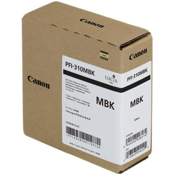 Original Canon PFI310 Negro Mate Cartucho de Tinta  - 2358C001