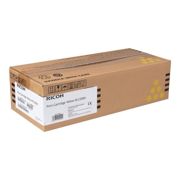 Original Ricoh MC250FW P301W Amarillo Cartucho de Toner - 408343 M C250HY