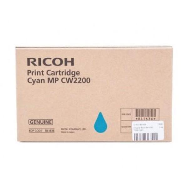 Original Ricoh Aficio MP-CW2200SP Cyan Cartucho de Tinta - 841636 MP CW2200C