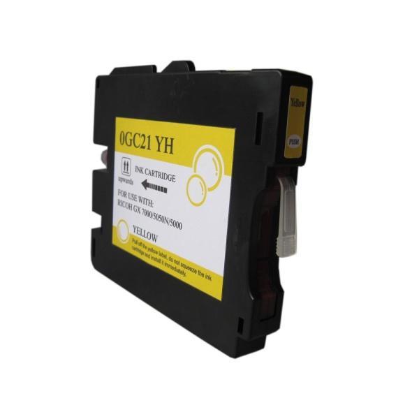 Consumible Amarillo compatible Ricoh GC21Y