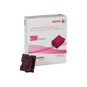 Original Xerox ColorQube 8870 8880 Magenta Pack de 6 Cartuchos de Tinta Solida Originales - 108R00955