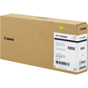 Original Canon PFI706 Negro Mate Cartucho de Tinta  - 6680B001