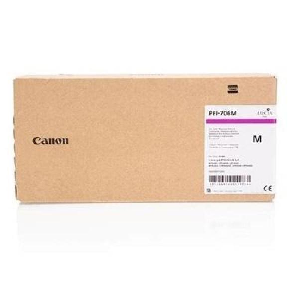 Original Canon PFI706 Magenta Cartucho de Tinta - 6683B001