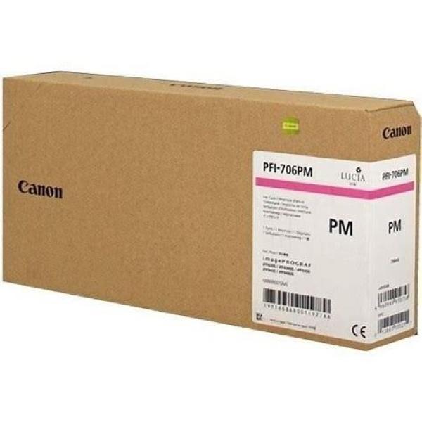 Original Canon PFI706 Magenta Photo Cartucho de Tinta - 6686B001