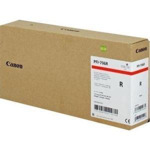 Original Canon PFI706 Rojo Cartucho de Tinta  - 6687B001