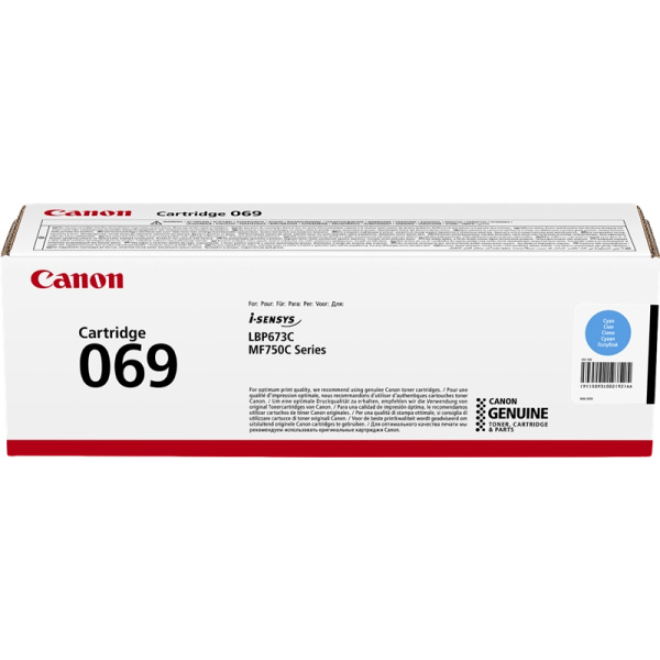Original Canon 069 Cyan Cartucho de Toner - 5093C002