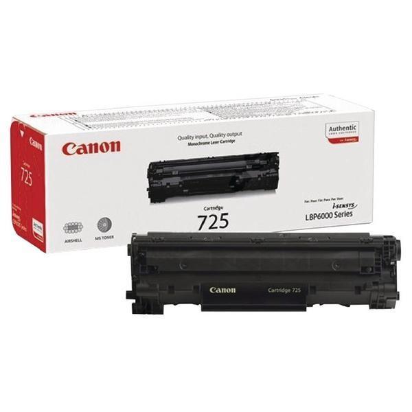 Original Canon 725 Negro Cartucho de Toner - 3484B002