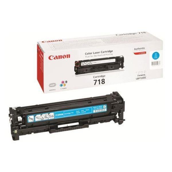 Original Canon 718 Cyan Cartucho de Toner - 2661B002