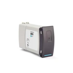 HP 843C Cyan Cartucho de Tinta Pigmentada Generico - Reemplaza C1Q66A