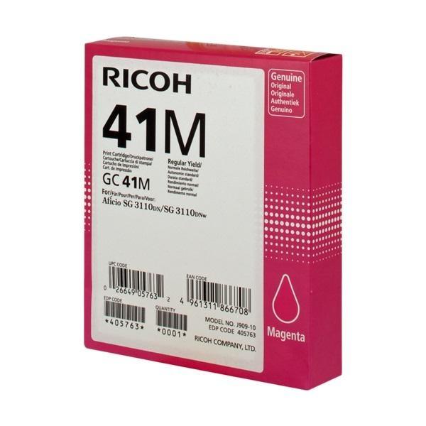 Original Ricoh GC41 Magenta Cartucho de Gel - 405763