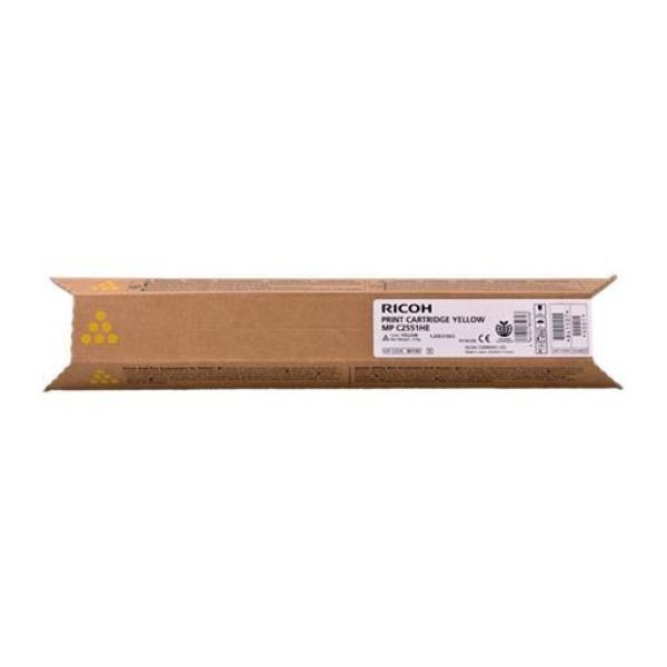 Original Ricoh Aficio MP-C2051 MP-C2551 Amarillo Cartucho de Toner - 842062 841507