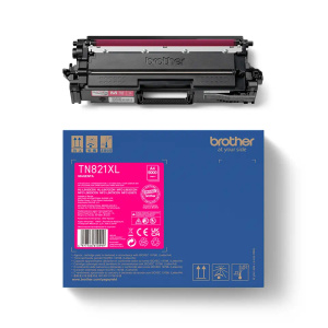 Cartucho de tóner Magenta XL Alta Capacidad original Brother TN821XL