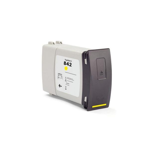 HP 842C Amarillo Cartucho de Tinta Pigmentada Generico - Reemplaza C1Q56A