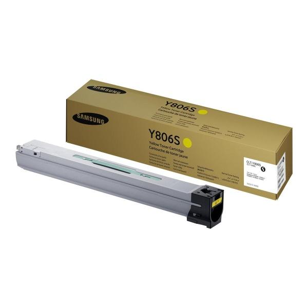 Original Samsung CLT-Y806S Amarillo Cartucho de Toner - SS728A