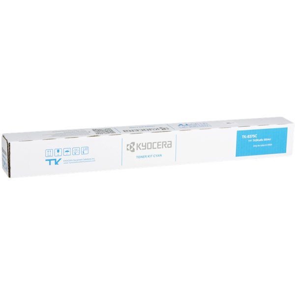 Original Kyocera TK8375 Cyan Cartucho de Toner  - 1T02XDCNL0-TK8375C