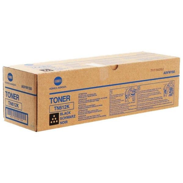 Original Konica Minolta TN612 Negro Cartucho de Toner - TN612K/A0VW150