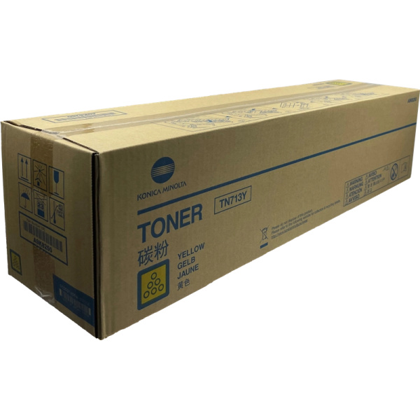 Original Konica Minolta TN713 Amarillo Cartucho de Toner - TN713Y/A9K8250