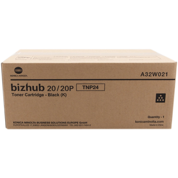 Original Konica Minolta TNP24 Negro Cartucho de Toner - A32W021
