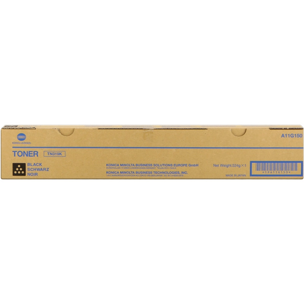 Original Konica Minolta TN319 Negro Cartucho de Toner - TN319K/A11G150