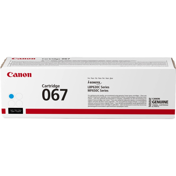 Original Canon 067 Cyan Cartucho de Toner - 5101C002