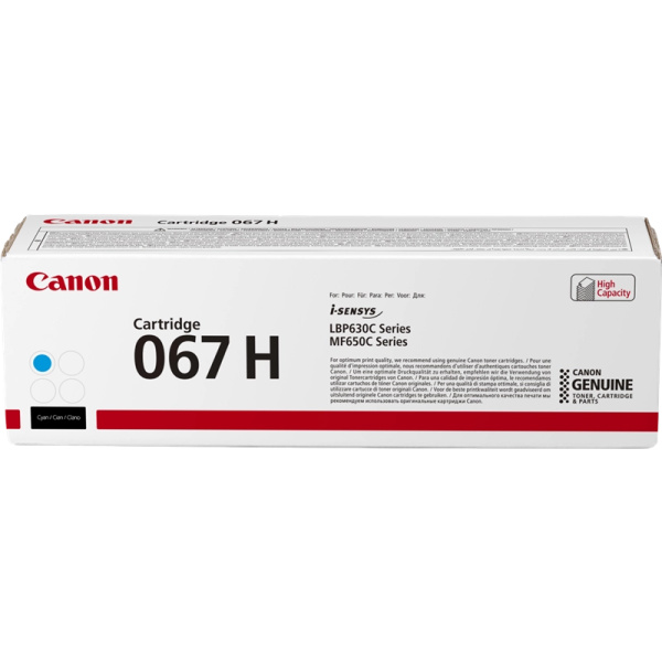 Original Canon 067H Cyan Cartucho de Toner - 5105C002