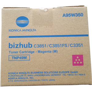Original Konica Minolta TNP49 Magenta Cartucho de Toner - TNP49M/A95W350
