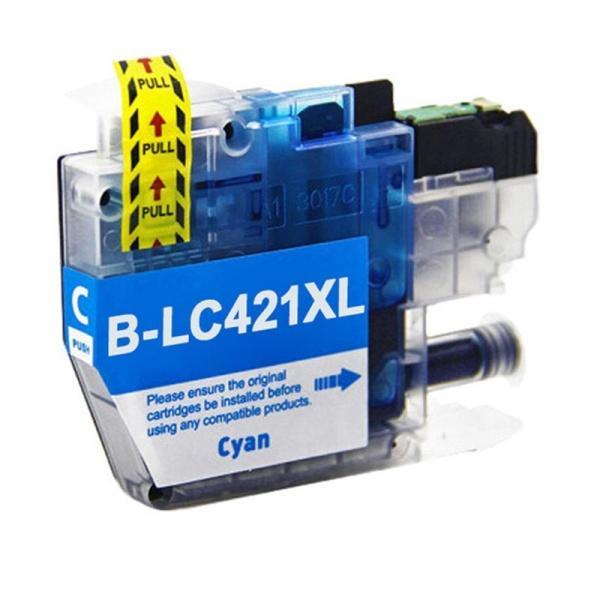 Cartucho de tinta Cian XL Alta Capacidad compatible Brother LC421XL
