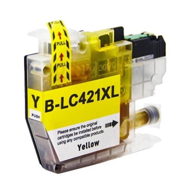 Cartucho de tinta Amarillo XL Alta Capacidad compatible Brother LC421XL