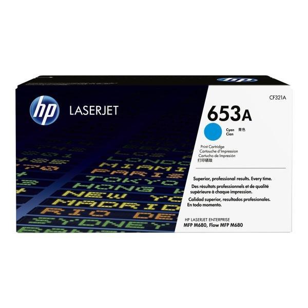 Original HP CF321A Cyan Cartucho de Toner 653A