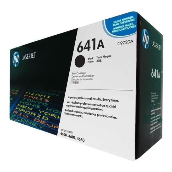 Original HP C9720A Negro Cartucho de Toner 641A