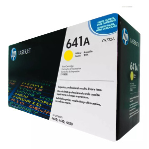Original HP C9722A Amarillo Cartucho de Toner Reemplaza 641A