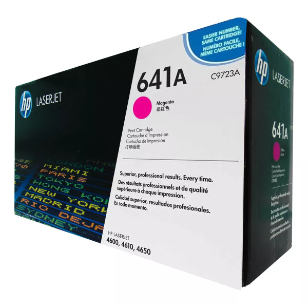 Original HP C9723A Magenta Cartucho de Toner 641A