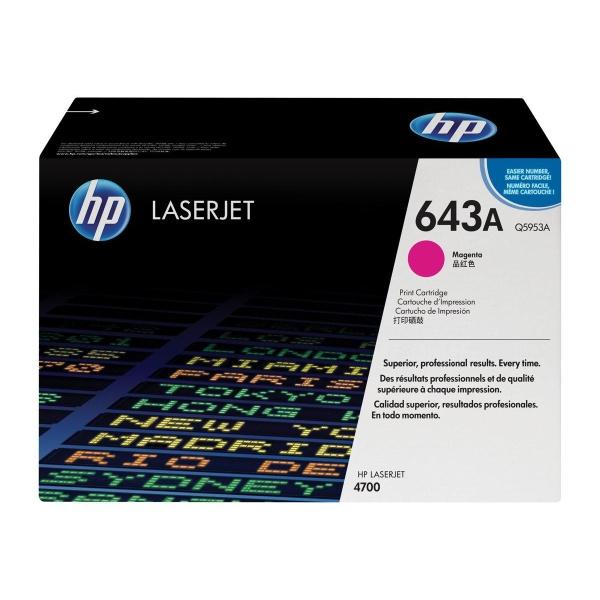 Original HP Q5953A Magenta Cartucho de Toner 643A