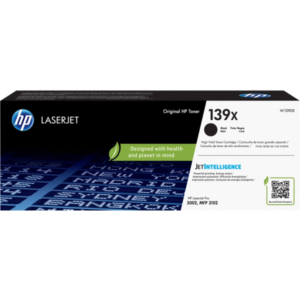 Original HP W1390X Negro Cartucho de Toner 139X