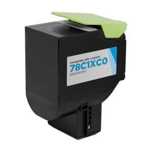 Cartucho de tóner Cian compatible Lexmark CS421