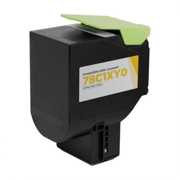 Cartucho de tóner Amarillo compatible Lexmark CS421