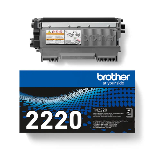 Cartucho de tóner Negro original Brother TN2220