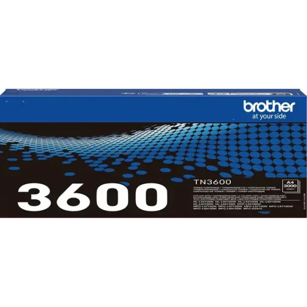 Cartucho de tóner Negro original Brother TN3600