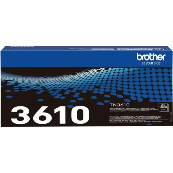 Cartucho de tóner Negro original Brother TN3610