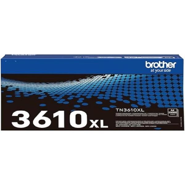 Cartucho de tóner Negro XL Alta Capacidad original Brother TN3610XL