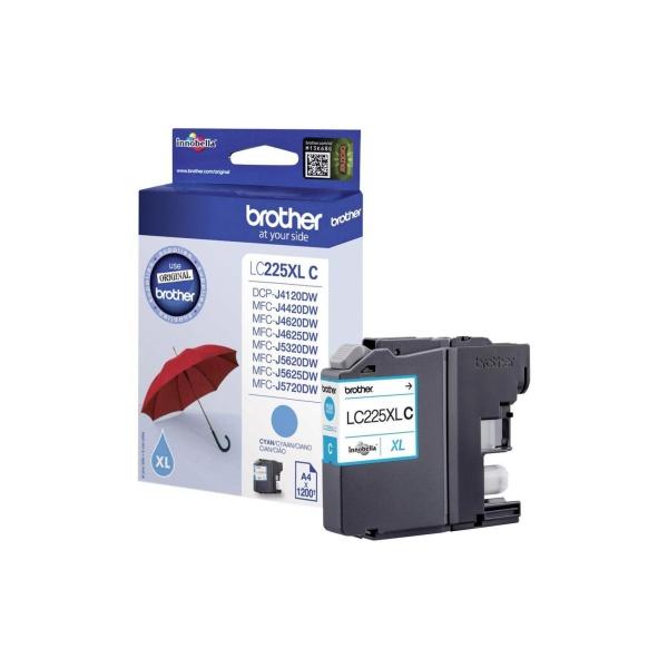 Cartucho de tinta Cian XL Alta Capacidad original Brother lc225xlc