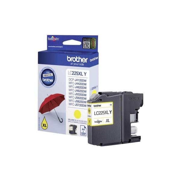 Cartucho de tinta Amarillo XL Alta Capacidad original Brother lc225xly