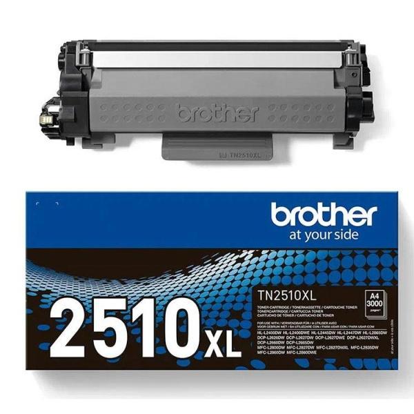 Cartucho de tóner Negro XL Alta Capacidad original Brother TN2510XL