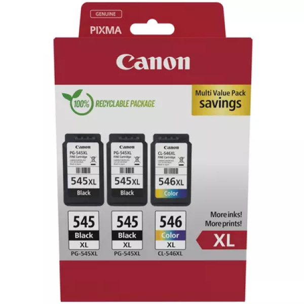 Pack ahorro XL original Canon PG545XL