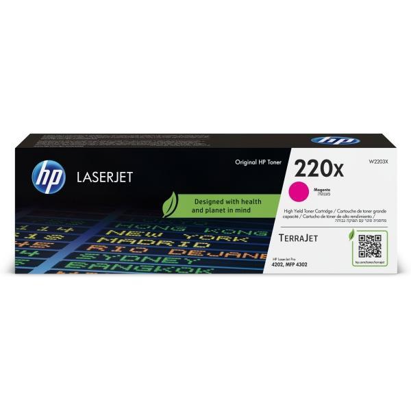 Cartucho de tóner Magenta original HP W2203X 220X
