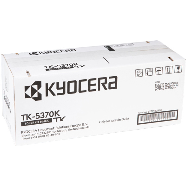 Cartucho de tóner Negro original Kyocera TK5370